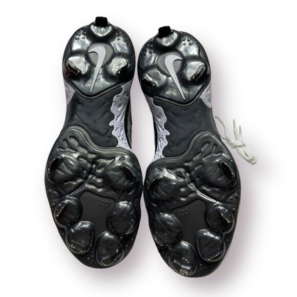 Nike Low Baseball Cleats Size‎ 9 Alpha Huarache Elite 3 CK0746-010 Black/White - Picture 7 of 12